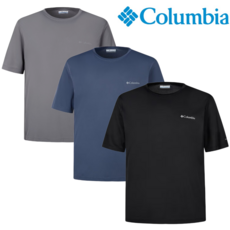 [백화점발송] 컬럼비아 남성 반팔 라운드 티셔츠 옴니위크 프리즈 통기성 쾌적 시원하고 편한 반팔티 기능성티 일상 외출 등산 캠핑 골프 여행 낚시 산행 운동 작업 아웃도어 상의