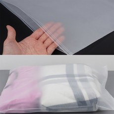 40x50cm 슬라이드 반투명 파우치 지퍼백 여행용 이너백 가방정리, 1개, 1개입