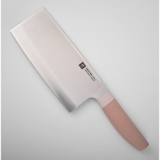ZWILLING 德國雙人牌 Now S 不鏽鋼中式菜刀 鋒利耐用 人體工學設計 輕鬆處理多種食材, 蝦粉(粉紅),散裝, 1個