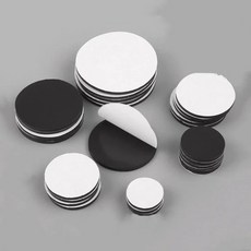마그네틱 시트 라운드 자기 접착 20/25/30/35/40mm 디스크 고무 부드러운 DIY 공예 냉장고 장식, 03 20pcs, 07 20mmx1mm