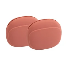 휴대용 이어폰 보관 케이스 실리콘 방수 헤드폰 정리함 데이터 파우치 지갑 운반, 10 2Pcs Red