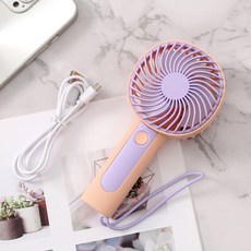 탁상용 선풍기 무소음 무선 미니 usb 충전형 사무실 냉각 기어 US 핸드 미니 팬 휴대용 에어 야외 데스크탑 쿨러 선풍기 여행용 충전식, Pink