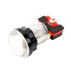 푸시 단추 LED 조명 스위치 비디오 아케이드 드럼 게임 자동 기 응답 장치 DIY 부품 100mm 5V 12V 조, 07 WHITE