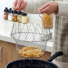 올몰 튀김 바구니 튀김바구니 튀김용바스켓 철망바스켓, 쉐프바스켓