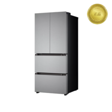 LG전자 Z403MPSF53 김치 냉장고 4도어 400리터 실 406L 스탠드형 김치톡톡, 프라임 실버