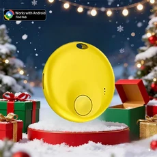 크리스마스 트래커 태그 구글 파인드 허브 안드로이드 활동 추적기 웨어러블 기기 자동차 키 전자제품, 01 Yellow