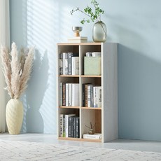 【藝匠】系統三層雙排櫃 收納櫃 展示櫃 書櫃, 白灰紋