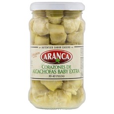 ARANCA Extra baby artichoke hearts flask 아랑카 엑스트라 베이비 아티초크 하트 캔 165g 4팩, 4개