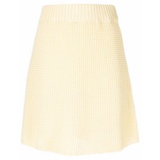 로데비어 밴딩 웨이스트 오가닉 코튼 니트 스커트