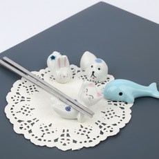 주방젓가락홀더 도자기 캐릭터 식탁꾸미기 챱스틱, 1개