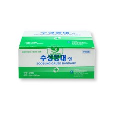 수성 거즈붕대 엔 2인치 5cm x 540cm 1박스(12개입) 압박붕대 멸균 상처 드레싱 응급처치