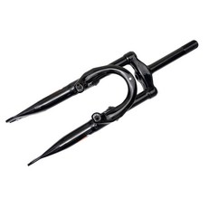 X-FREE 自行車20吋避震有牙前叉 25.4mm管徑, 1個, 黑色,上管長153mm