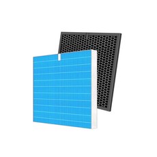 三菱 MITSUBISHI 適用 MJ-EH150JT EH190JT MJ-EHV200JW MJ-EHV250JT 空氣清淨除濕機 HEPA 濾網 活性碳濾網, 1套, 替換 MJPR-EHJTFT-TW