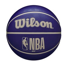 윌슨 WILSON NBA DRV 플러스 대즐 카모 아웃도어 농구공 - 베이지/블루 사이즈 17.8-74.9cm(7-29.5인치) 112864 7618898712, Size 5 - 27.5", Indigo/Beige