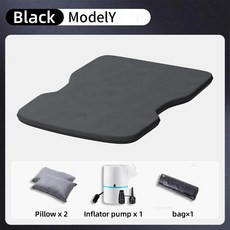 매트리스 모델 비팽창식 차량 캠핑 여행용 차량용 접이식 트렁크, 3. black modely, 기본
