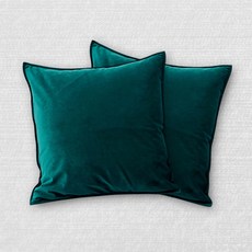 오늘의오브제 프리미엄 원단 벨벳 쿠션 커버 2p