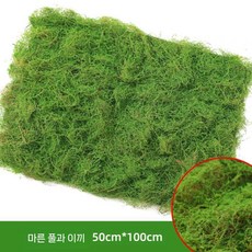 가짜이끼 조경 인테리어 화분 인조이끼 모형 잔디 식물, 건초더미 이끼 50 cmx100 cm