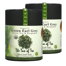 더 타오오브티 그린 얼그레이 그린티 녹차 베르가못 찻잎, 2개, 114g, 60개입