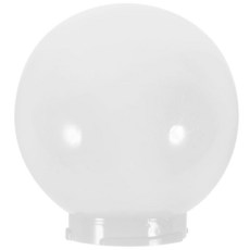 VICASKY 천장 조명 커버 Abat Jour De 재배치 커버 쉐이드 아크릴 램프 8cm 화이트 글로브 교체 및 벽 고정 장치 가로등 및 기둥 불투명 원형