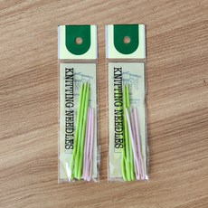 뜨개작업 손바느질용 플라스틱 바늘세트, 돗바늘 6개세트