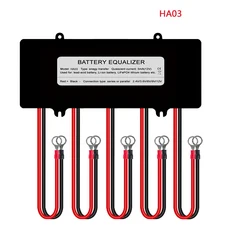 면도기 헤드 호환ANGUI 배터리 이퀄라이저 HA02 전압 밸런서 리튬 이온 납 산성 병렬 시리즈 12/24/36/48V/, 01 10A급, 01 4 X 12V, 02 HA03