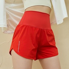高腰運動短褲 健身瑜伽褲 女款 速乾防走光