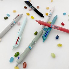 유니 제트스트림 3색 볼펜 0.5mm SXE3-507-05, 베리핑크, 1개