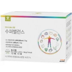 [JKLIVING] 하이리빙 인절미맛 효소 - 속편한 수퍼밸런스 루피니빈 파로 효소분말 100만 역가, 90g, 2개