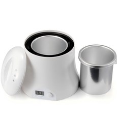 왁스워머기 셀프 LED 디스플레이 온도조절 대용량 이중탱크 미용실용 제모기기, 1개, 유럽 규격