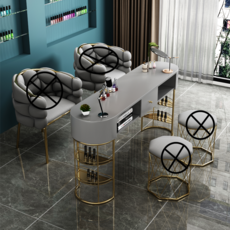 네일 시술 테이블 재료 작업대 매장 도구 책상, 1개