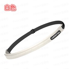 CHENGYIJIA 專業運動導汗帶 止汗帶 排汗帶 導汗帶 止汗頭帶 運動頭帶 吸汗頭帶 矽膠導汗帶, 透明白, 1個