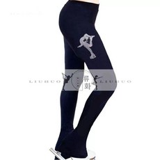 피겨 연습복 큐빅 트레이닝복 무대 팬츠, 1개, 뉴 스타일 JB152