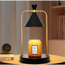 타이머 디머가 있는 캔들 워머 램프 병 캔들을 위한 왁스 멜트 여성 엄마 자매 친구를 졸업 생일 선물 새로운 홈 룸 사무실 장식을 집들이 빈티지 클리어