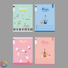 4보급창고 초등3-6 음악 음악연습노트, 여_랜덤1개 11076