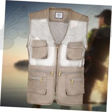 다중포켓 메시 통풍 레저 낚시 등산 배달 작업 조끼