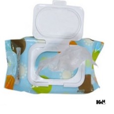 반려동물 캡 물티슈 80매 강아지귀세정