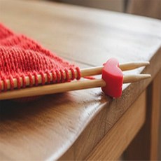 서누픽 뜨개바늘 스토퍼 5P 대바늘스토퍼, 레드