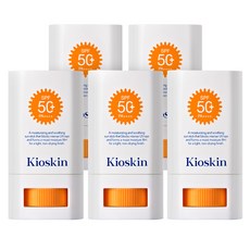 국내유일 병풀 엑소좀 7일 모공개선 완벽자외선차단 백탁제로 촉촉수딩 선스틱 피부탄력 모공축소 SPF 50+ PA++++, 5개, 15g