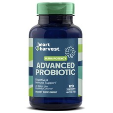 Heart & Harvest 超強效進階益生菌膠囊, 1個, 120錠