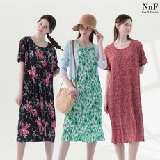 NNF 여성 플로럴 플리츠 원피스 3종35236023
