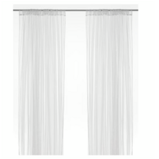 이케아 릴 쉬폰커튼 속커튼 280x250cm (2장)