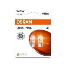 和霆車部品—德國OSRAM 歐司朗 W5W 2825 T10 炸彈燈泡 義大利製 高亮度 車用燈泡, 1個