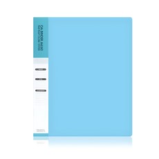 VIC DREAM A4透明資料夾 60張, 天藍色, 1入