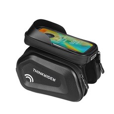 ThinkRider 자전거 가방 2L 프레임 전면 튜브 사이클링 방수 폰 케이스 홀더 17.8cm 터치스크린 액세서리114238