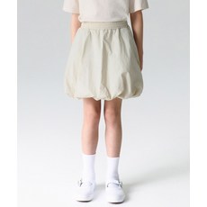 무신사 스탠다드 MUSINSA STANDARD KIDS 나일론 밴딩 벌룬 스커트 [라이트 베이지] MKESK4Z03-LB 430962
