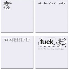 스티커 메모 4개의 메모 패드 사무용품 현재 분위기 탭 사무용 책상 액세서리 선물 스타일, Style 2