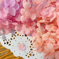 VITO zakka 木繡球永生花DIY乾燥花植物浮游花材花藝材料包拍攝道具DIY創作花材20g, 美夢(橙粉紫漸變)(現貨)