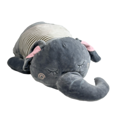 베딩스테이션 잠자는 말랑 귀여운 아기 코끼리 쿠션 베개, One size