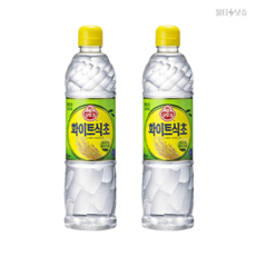 백식초 오뚜기 발효식초 세정제 900ml 펫 2개