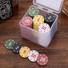 별봄팩토리 숫자형 포커칩 100p 게임용품